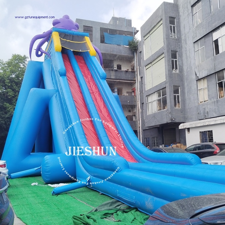 Octopus inflatable slides