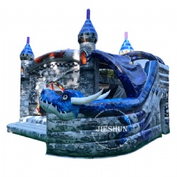 2020 new design large inflatable Dragon castle bounce house inflatable for sale
