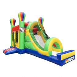 High quality home use kids air bouncer inflatable balloon castle combo bouncy jumping house for sale