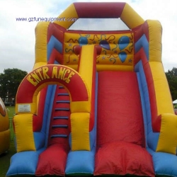 Large inflatable slide