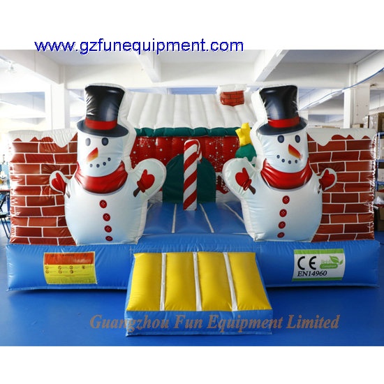 Christmas house inflatable bouncer for sale