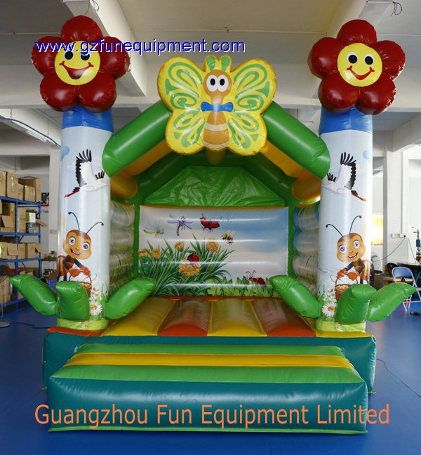Flower air bouncer house / inflatable jumper for sale