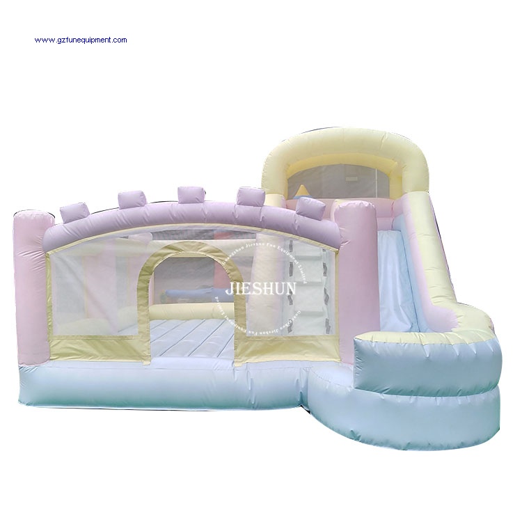 Castle Macaron inflatable bouncy castle