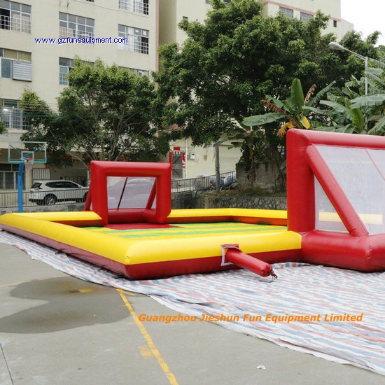 inflatable football arena / bumper ball pitch