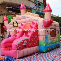 Inflatable princess bouncy castle / kids bouncer house