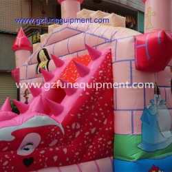 Inflatable princess bouncy castle / kids bouncer house