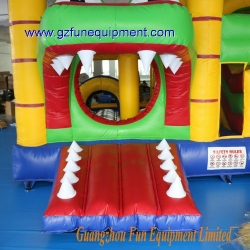 Crocodile inflatable air bouncer castle