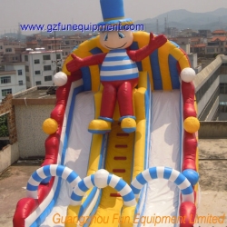 22ft Inflatable Clown slide