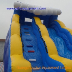 Surfoard inflatable slide / kids water slide for sale