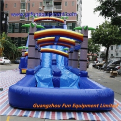 Huge inflatable jungle water slide / water slide factory