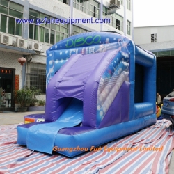 Disco inflatable bouncer castle for sale