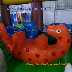 Stone inflatable funland jungle bouncer