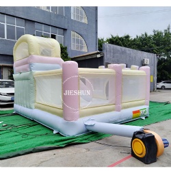 Castle Macaron inflatable bouncy castle
