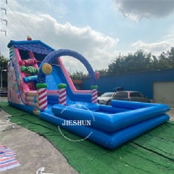 Candy inflatable slides