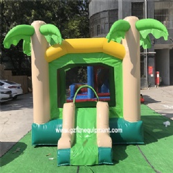 Coconut palm inflatable air bouncer