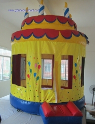 inflatable cake house