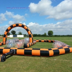 inflatable race track