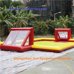 inflatable football arena / bumper ball pitch