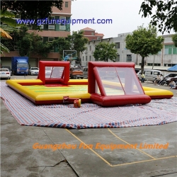 inflatable football arena / bumper ball pitch