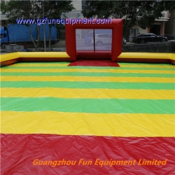inflatable football arena / bumper ball pitch